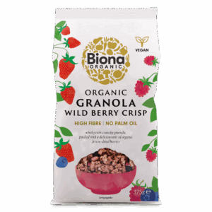 Biona BIO Erdei gyümölcsös ropogós granola 375g