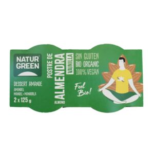 NaturGreen BIO Mandula-vanília desszert 2x125g