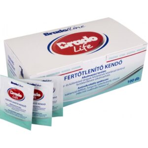Bradolife Fertőtlenítő kendő 100db