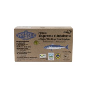 Pesasur Makréla filé BIO extra szűz olívaolajban 120g