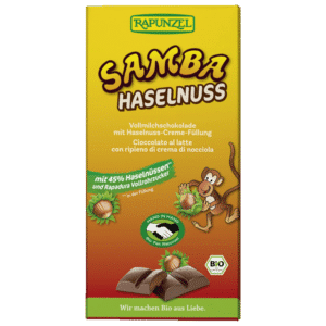 Rapunzel Samba táblás csokoládé BIO 90g