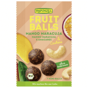 Rapunzel Gyümölcsgolyó mango-maracuja & kesudió BIO 49g