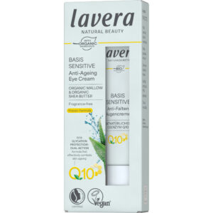 lavera BASIS S Q10 öregedésgátló szemránckrém VEGÁN 15ml