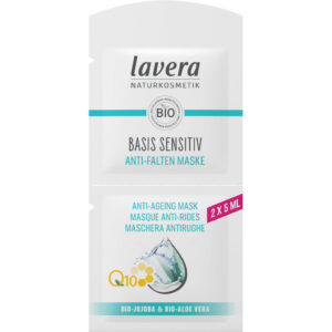 lavera BASIS S Q10 öregedésgátló arcmaszk 2*5ml