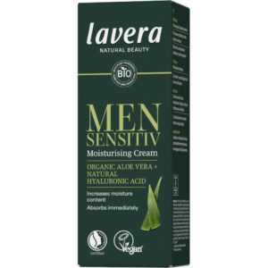 lavera MEN SENSIT. bőrtápláló hidratáló arckrém VEGÁN 30ml