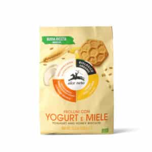 Alce Nero BIO Joghurtos és mézes keksz 350g