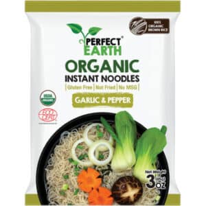 Perfect Earth BIO Instant tészta, fokhagyma és bors 85g