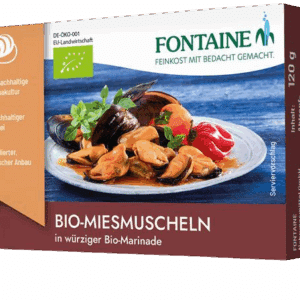 Fontaine Bio kagyló bio mártásban 120g