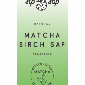 SipSap Nyírfavíz matcha-val 250ml